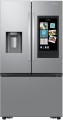 Samsung - 26 cu. ft. French Door Counter Depth Smart Refrigerator with Four Types of Ice - Stainless Steel