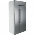 Cafe - 29.6 Cu. Ft. Side-by-Side Built-In Refrigerator - Stainless steel