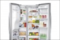 Samsung - 24.5 Cu. Ft. Side-by-Side Refrigerator with Thru-the-Door Ice and Water - Stainless steel-3513032