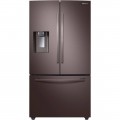 Samsung - 27.8 Cu. Ft. French Door Refrigerator with Food Showcase - Fingerprint Resistant Tuscan Stainless Steel