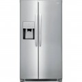 Frigidaire - 22 Cu. Ft. Side-by-Side Counter-Depth Refrigerator - Stainless steel