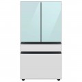 Samsung - Bespoke 29 cu. ft 4-Door French Door Refrigerator with Beverage Center - Morning blue glass-6493525