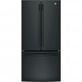 GE - 18.6 Cu. Ft. French Door Counter-Depth Refrigerator - High Gloss Black
