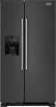 Maytag - 24.5 Cu. Ft. Side-by-Side Freestanding Refrigerator with Exterior Ice and Water Dispenser -- Cast Iron Black-6382860