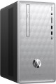 HP - Pavilion Desktop - Intel Core i3 - 8GB Memory - 1TB Hard Drive + 128GB Solid State Drive - HP Finish In Natural Silver