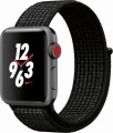 Apple - Apple Watch Nike+ Series 3 (GPS + Cellular), 38mm Space Gray Aluminum Case with Black/Pure Platinum Nike Sport Loop - Space Gray Aluminum