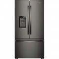 Whirlpool - 23.8 Cu. Ft. French Door Counter-Depth Refrigerator - Black stainless steel
