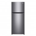 LG - 6.6 Cu. Ft. Top-Freezer Counter-Depth Refrigerator - Platinum silver
