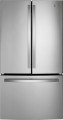 GE - 27.0 Cu. Ft. French Door Refrigerator with Internal Water Dispenser --Stainless steel-6498111