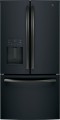 GE - 25.6 Cu. Ft. French Door Refrigerator - Black Slate