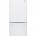 GE - 18.6 Cu. Ft. French Door Counter-Depth Refrigerator - High Gloss White