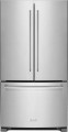 KitchenAid - 20.0 Cu. Ft. French Door Counter-Depth Refrigerator - Stainless steel