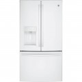 GE - 27.8 Cu. Ft. French Door Refrigerator - High gloss white