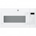 GE - Profile™ Series 1.7 cu. ft. Convection Over-the-Range Microwave - White-5291509
