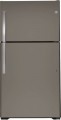 GE - 21.9 Cu. Ft. Top-Freezer Refrigerator - Slate-6399122