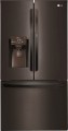 LG - 27.7 Cu. Ft. French Door-in-Door Smart Wi-Fi Enabled Refrigerator - Matte Black Stainless Steel-6078500