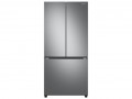 Samsung - Open Box 25 cu. ft. 3-Door French Door Smart Refrigerator with Dual Auto Ice Maker - Stainless Steel