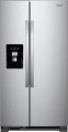 Whirlpool - 24.6 Cu. Ft. Side-by-Side Refrigerator - Stainless Steel-5991300