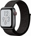 Apple - Apple Watch Nike+ Series 4 (GPS + Cellular), 40mm Space Gray Aluminum Case with Anthracite/Black Nike Sport Loop - Space Gray Aluminum-6139641 