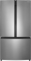 Insignia™ - 20.9 Cu. Ft. French Door Counter-Depth Fingerprint-Resistant Refrigerator - Stainless steel