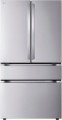 LG - 29.6 Cu. Ft. 4-Door French Door Smart Refrigerator with Full-Convert Drawer - Stainless Steel--6553167