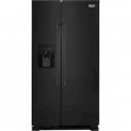 Maytag - 24.5 Cu. Ft. Side-by-Side Refrigerator - Black-6319598