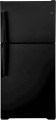 GE - 19.1 Cu. Ft. Top-Freezer Refrigerator - Black