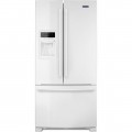 Maytag - 21.7 Cu. Ft. French Door Refrigerator - White on whit-5622137
