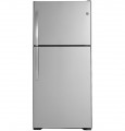 GE - 27.0 Cu. Ft. French Door Refrigerator with Internal Water Dispenser - Stainless steel-6498111