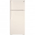 GE - 17.5 Cu. Ft. Top-Freezer Refrigerator - Bisque-6390238