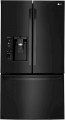 LG - 29.8 Cu. Ft. French Door Refrigerator - Matte Black Stainless Steel